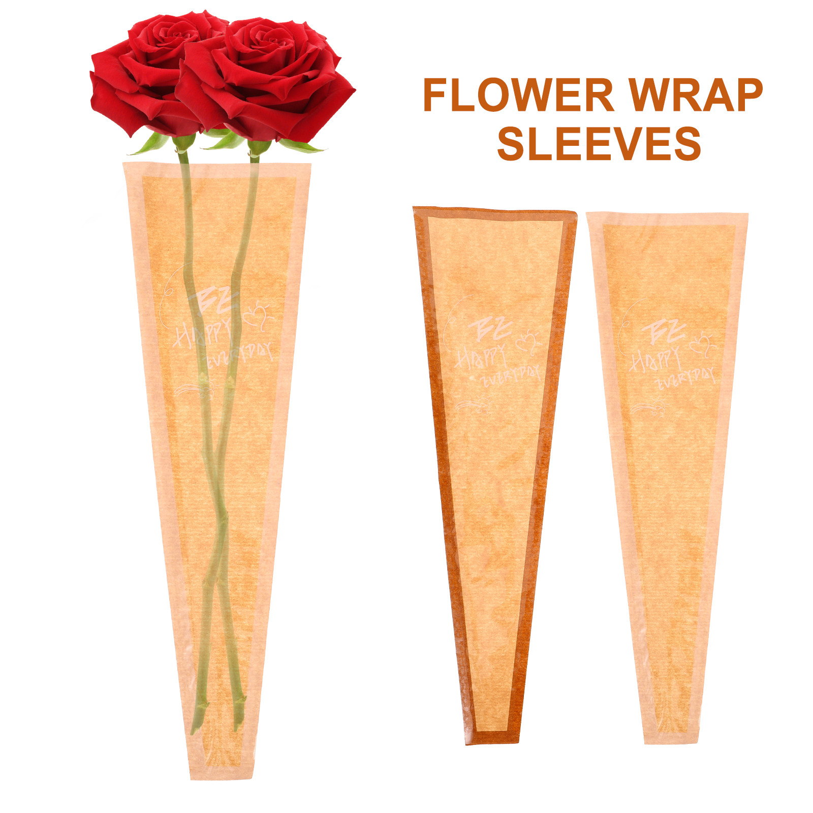 60Pcs Sturdy Kraft Paper Singl – Flower Wrap Kraft Bewertung und Preis
