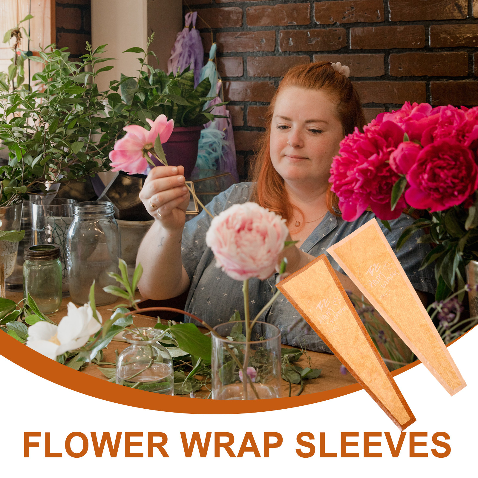 60Pcs Kraft Paper Flower Wrapp – Flower Wrap Kraft Bewertung und Preis