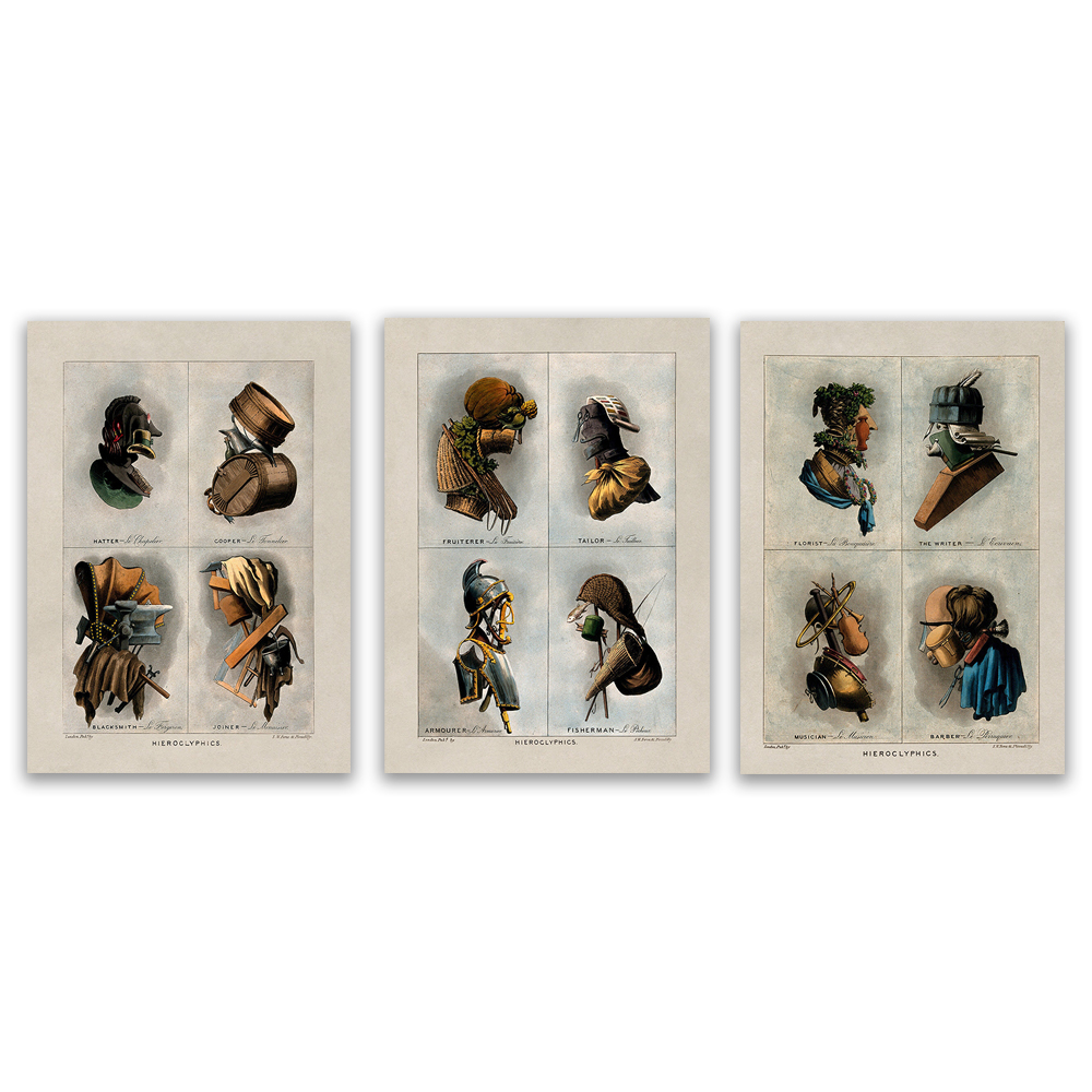 Composite portrait of old job  – Florist Job Bewertung und Preis