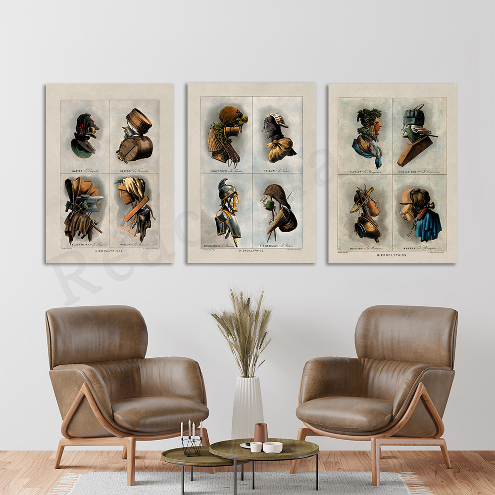 Composite portrait of old job  – Florist Job Bewertung und Preis