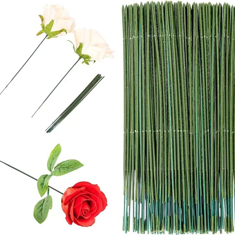 100 Pieces Floral Stem,Artific – Wire Stem Florist Bewertung und Preis