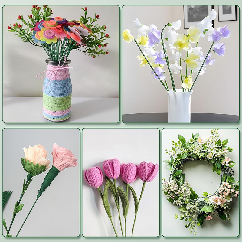 50/100Pcs Floral Wire Stems Fl – Wire Stem Florist Bewertung und Preis