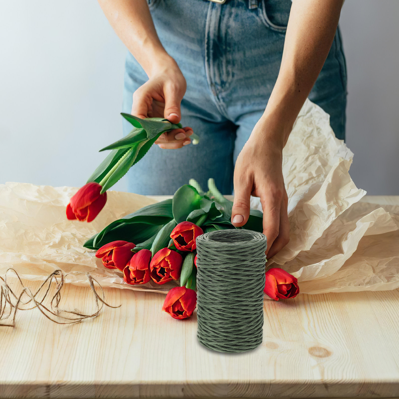 2 Rolls Paper Covered Florist  – Wire Stem Florist Bewertung und Preis