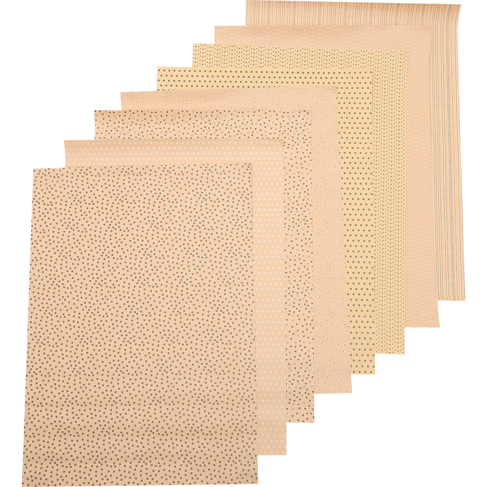 8Pcs Brown Kraft Gift Wrap Pap – Flower Wrap Kraft Bewertung und Preis