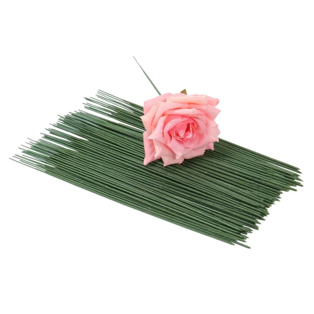 100PCS Artificial Potted Stem  – Wire Stem Florist Bewertung und Preis