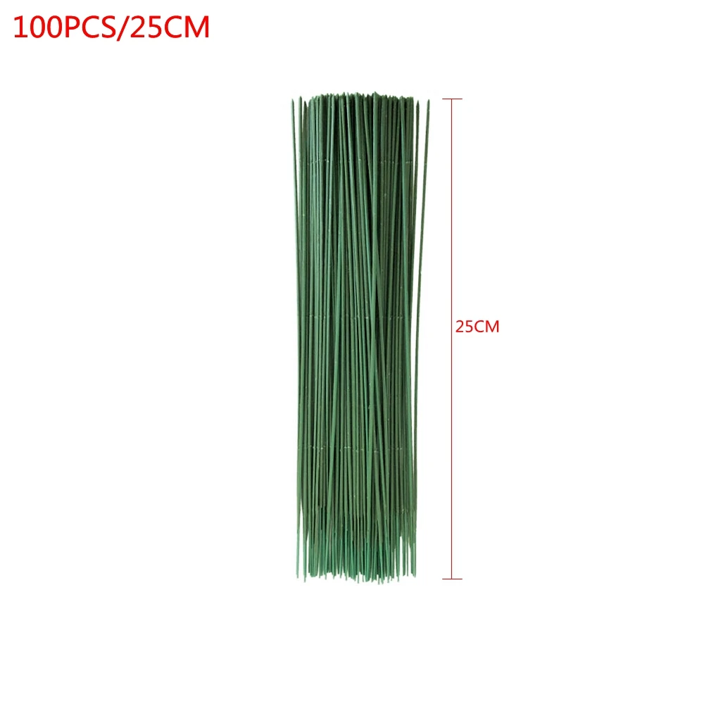 100PCS Artificial Potted Stem  – Wire Stem Florist Bewertung und Preis
