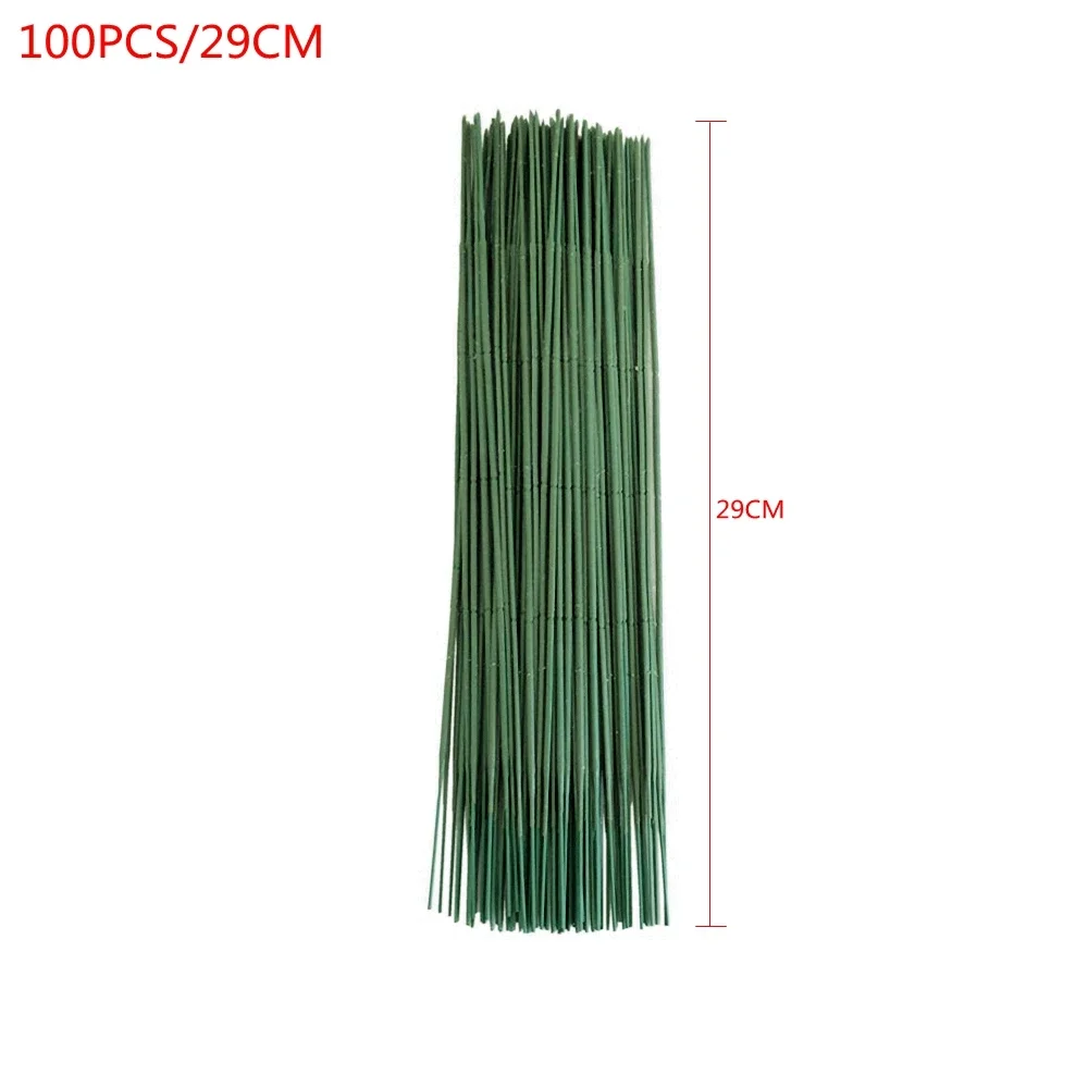 100PCS Artificial Potted Stem  – Wire Stem Florist Bewertung und Preis