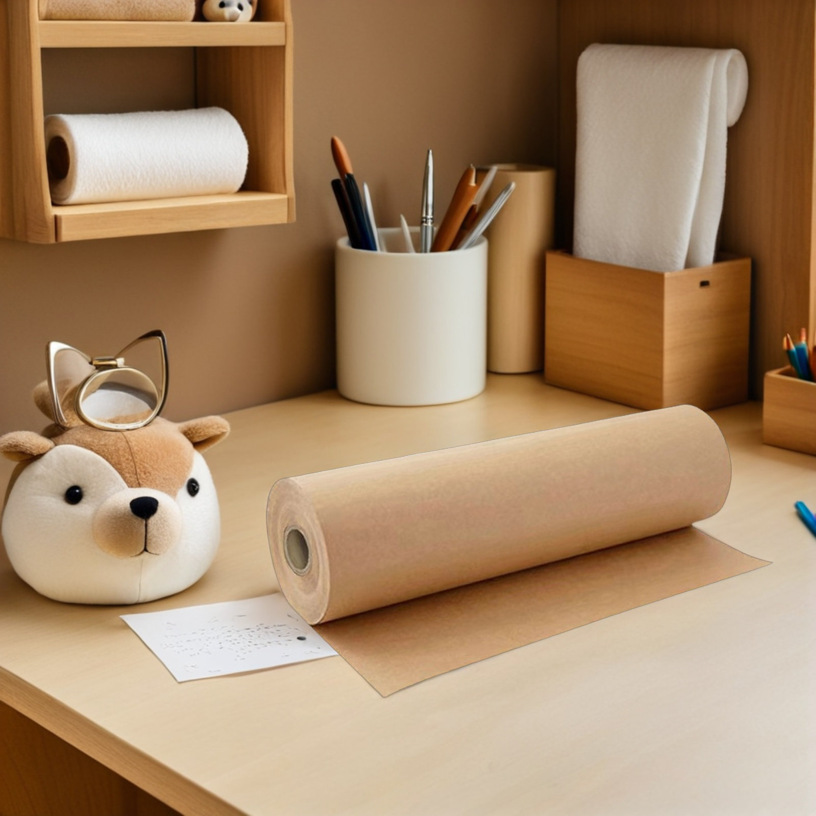 1 Roll Brown Kraft Paper Gift  – Flower Wrap Kraft Bewertung und Preis
