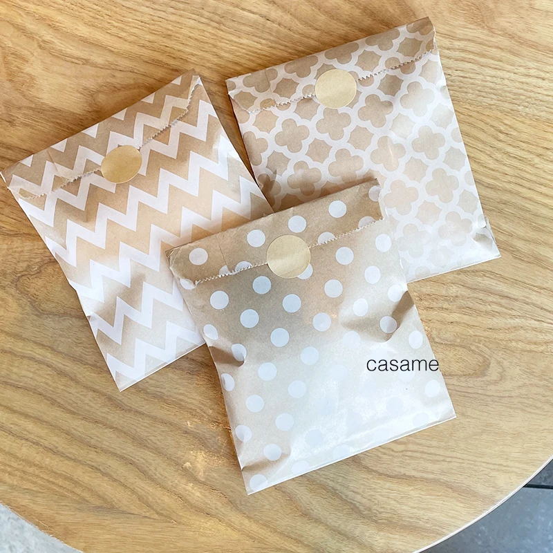 25pcs Kraft Paper Bags Candy B – Flower Wrap Kraft Bewertung und Preis