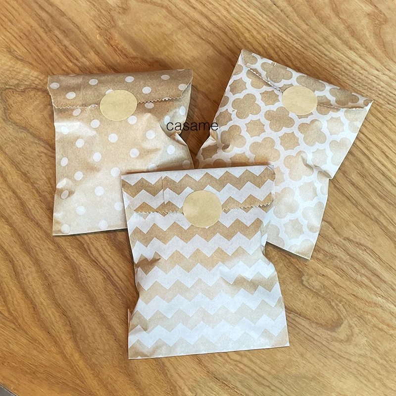 25pcs Kraft Paper Bags Candy B – Flower Wrap Kraft Bewertung und Preis