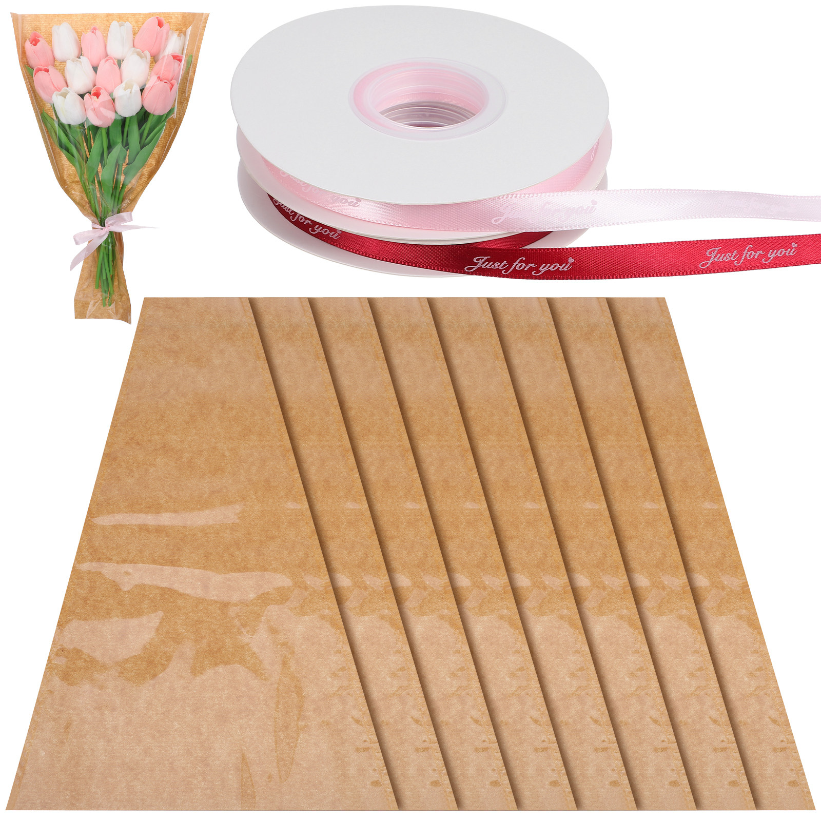 1Set Kraft Paper Flower Bags C – Flower Wrap Kraft Bewertung und Preis