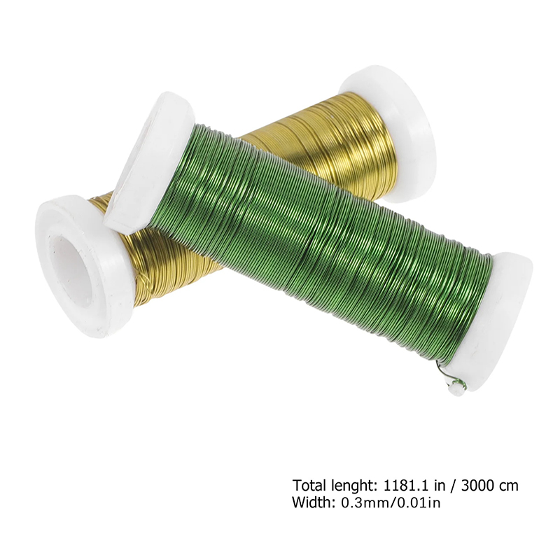 1PCS 30M Crafts Wires Florist  – Wire Stem Florist Bewertung und Preis
