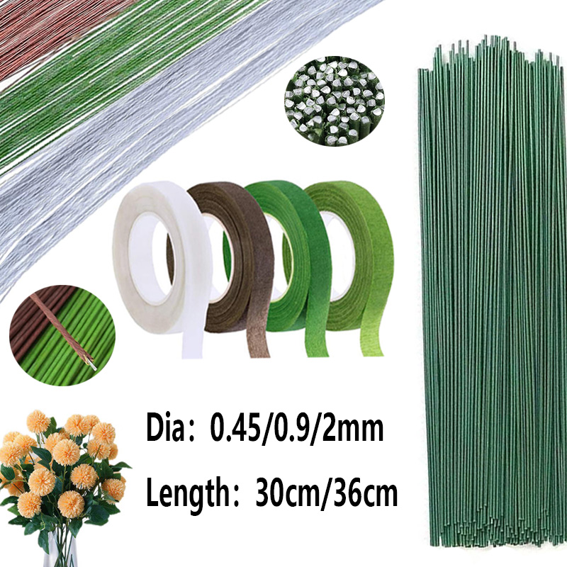 22/20 Gauge LightGreen Floral  – Wire Stem Florist Bewertung und Preis