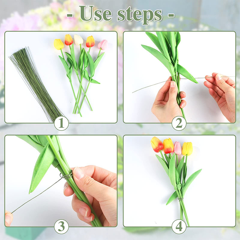 100Pcs Floral Wire High Qualit – Wire Stem Florist Bewertung und Preis